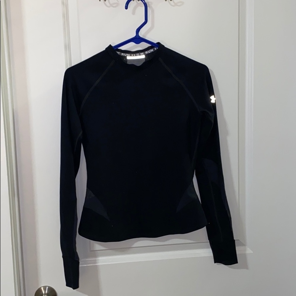 Under Armour - Black Long Sleeve Running Top